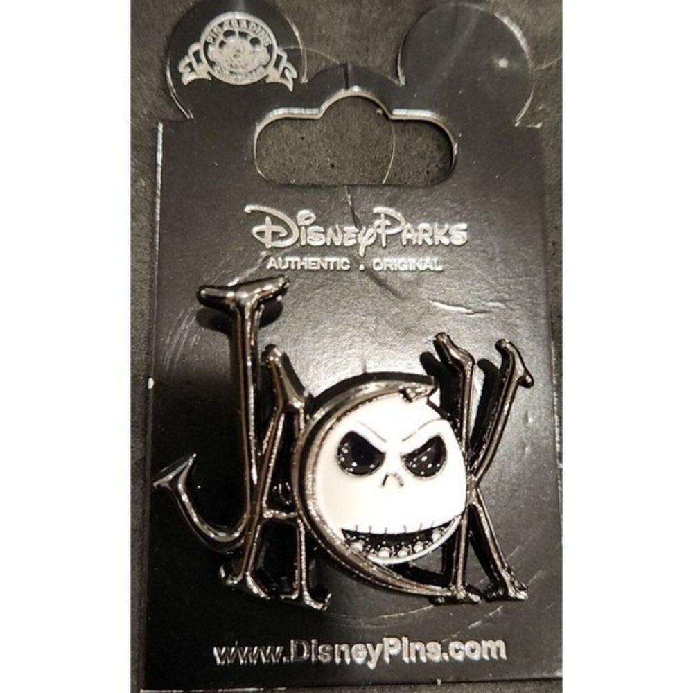 Disney Pin Nightmare Before Christmas Jack Skellington NBC‎ Letters 00001